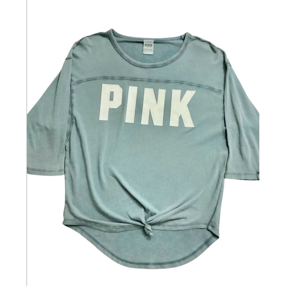 VICTORIA SECRET PINK QUATER SLEEVE OVERSIZED TOP SIZE SMALL